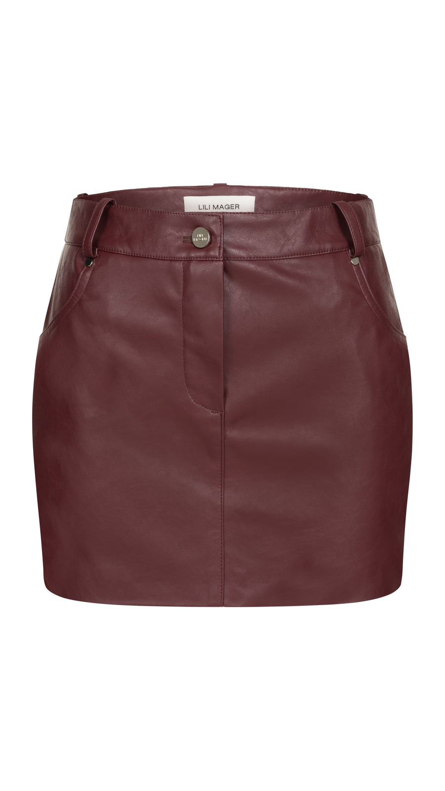 Mini burgundy skirt