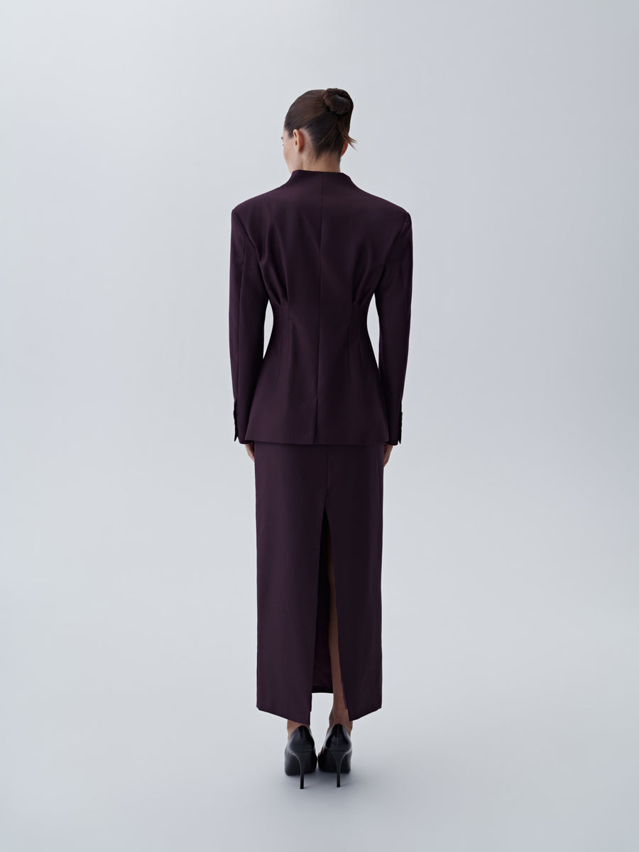 Asymmetric cut Jacket